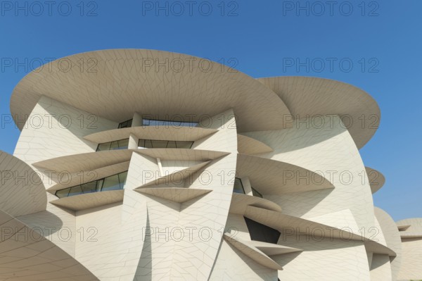 Doha, Qatar. September 21st 2019 National Museum of Qatar otherwise known as The Desert Rose in the