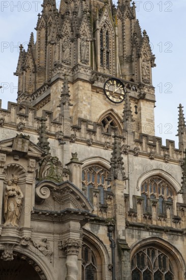 Oxford, England, UK. February 2nd, 2020 The University Church of St Mary the Virgin is an Oxford