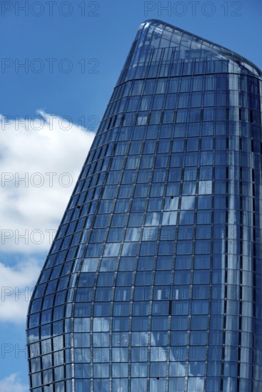 London, United Kingdom. July 9th 2022 Modern glass fronted high rise office building in the city of