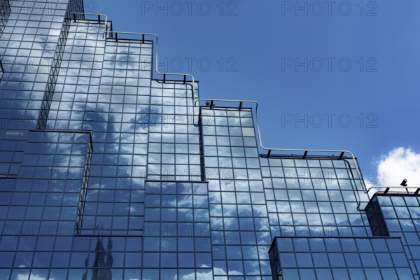 London, England, UK. 9th July 2022. Modern glass fronted office building in the city centre of the