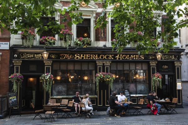 London, United Kingdom. June 28th 2022 Famous Sherlock Holmes traditional British pub near Charring