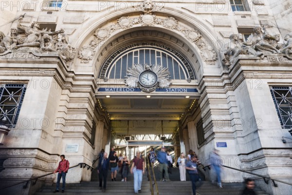 London, United Kingdom. October 10th 2023 London Waterloo Station, a busy commuter station, part of