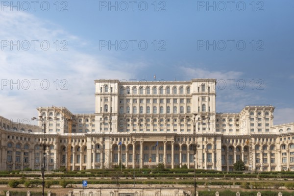 Bucharest, Romania. September 29th 2023 Romania Palace of Parliament, known as the House of the
