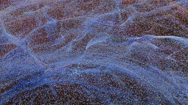 This captivating background showcases a dynamic array of particles in motion, creating a