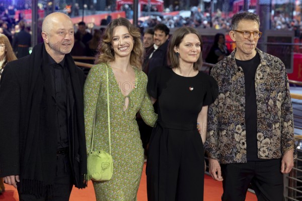 Nikolay Mutafchiev, Michelle Tzontchev, Geneviève DuLude-de Celles, Galin Stoev on the Red Carpet
