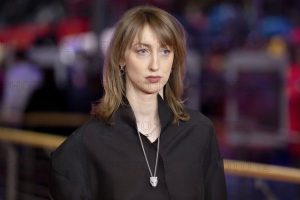 Caro Braun on the Red Carpet in front of the closing gala of the 76th Berlinale at the Theater am