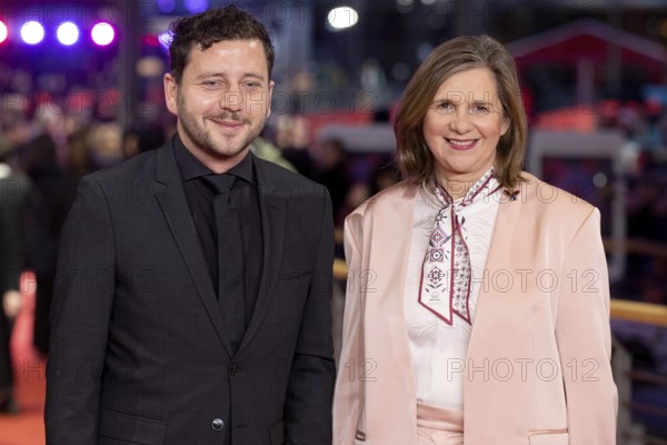 Katrin Göring-Eckardt, Felix Banaszak on the Red Carpet in front of the closing gala of the 76th
