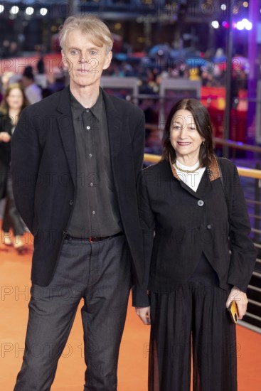 Grant Gee, Janine Marmot on the Red Carpet in front of the closing gala of the 76th Berlinale at