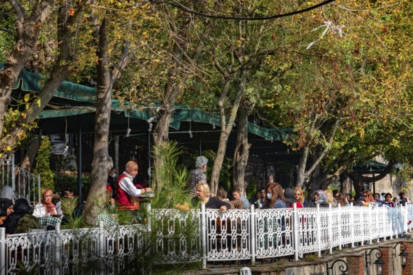 Istanbul, Turkey. October 14th 2021 The famous Pierre Loti Cafe overlooking the Golden Horn in