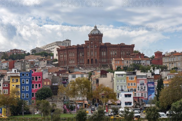 Istanbul Turkey. October 12th 2021 Known as the Red Castle the historical Rum Greek Orthodox high