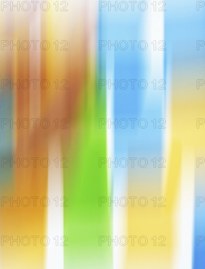 An abstract photograph depicting a canvas of multicolored vertical lines with blurred transitions
