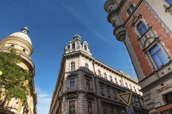 Budapest, Hungary. October 1st 2023 Beautiful architecture of District V, heart of Budapest and the