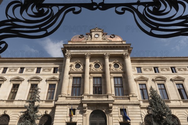 Bucharest, Romania. September 29th 2023 The historical building of the National Bank of Romania,