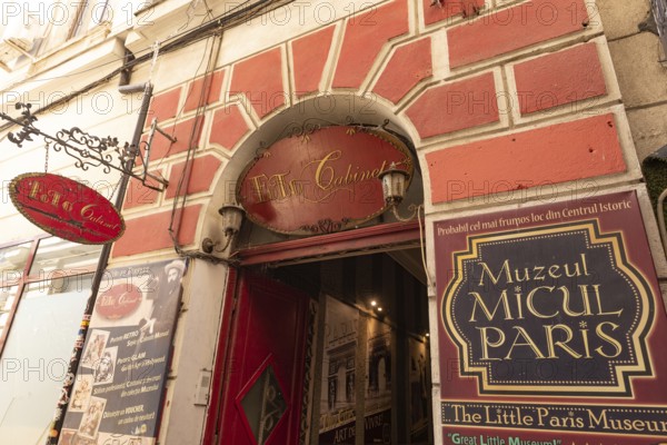 Bucharest, Romania. October 29th 2023. Muzeul Micul Paris or Little Paris Museum, museum offers a