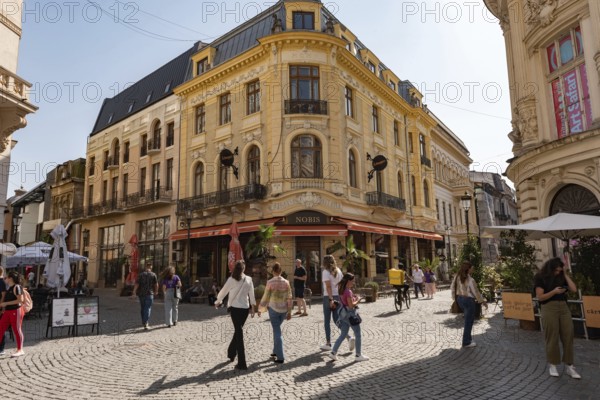 Bucharest, Romania. October 29th 2023. Trendy local Bars, Cafes and Restaurants in the Grand Old