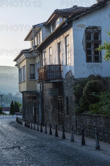 Veliko Tarnovo, Bulgaria. May 3rd 2018 The unique architecture of the Bulgarian town of Veliko