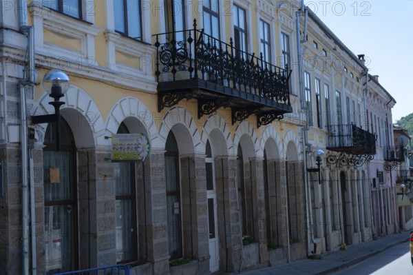 Veliko Tarnovo, Bulgaria. May 3rd 2018 The unique architecture of the Bulgarian town of Veliko
