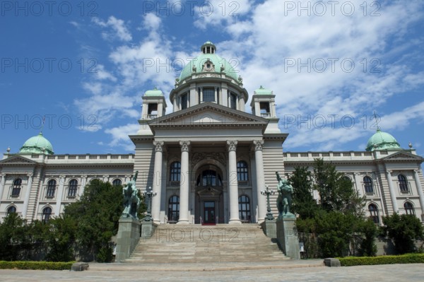 Belgrade, Serbia. July 27th 2019 House of the National Assembly of the Republic of Serbia, Nikola