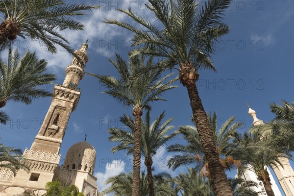 Alexandria, Egypt. December 3rd 2022 13th century Islamic architecture of Abu Al Abbas al Mursi