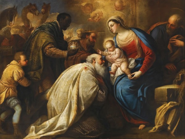 Luca Giordano (b. 18 October 1634, d. 3 January 1705), called Fa Presto, Italian painter and etcher