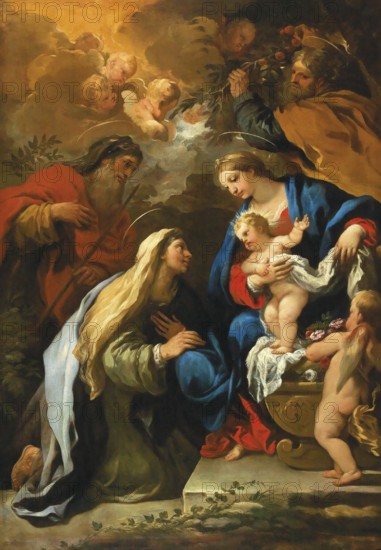 Luca Giordano (born 18 October 1634, died 3 January 1705), called Fa Presto, Italian painter and