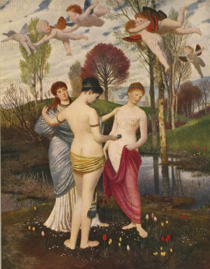 Arnold Böcklin (born 16 October 1827, died January 1901), Swiss painter, draughtsman, graphic