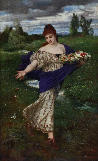 Arnold Böcklin (born 16 October 1827, died January 1901), Swiss painter, draughtsman, graphic