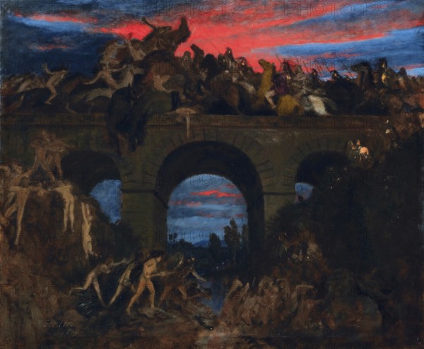 Arnold Böcklin (born 16 October 1827, died January 1901), Swiss painter, draughtsman, graphic