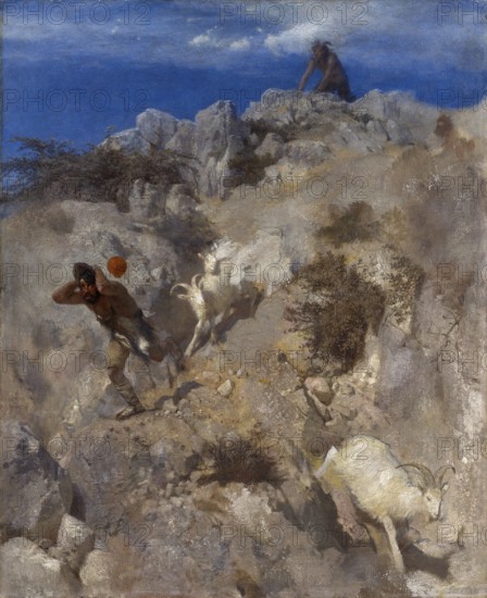 Arnold Böcklin (born 16 October 1827, died January 1901), Swiss painter, draughtsman, graphic