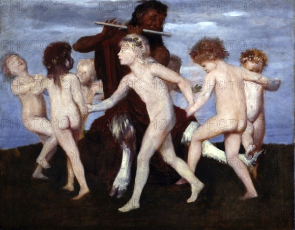 Arnold Böcklin (born 16 October 1827, died January 1901), Swiss painter, draughtsman, graphic
