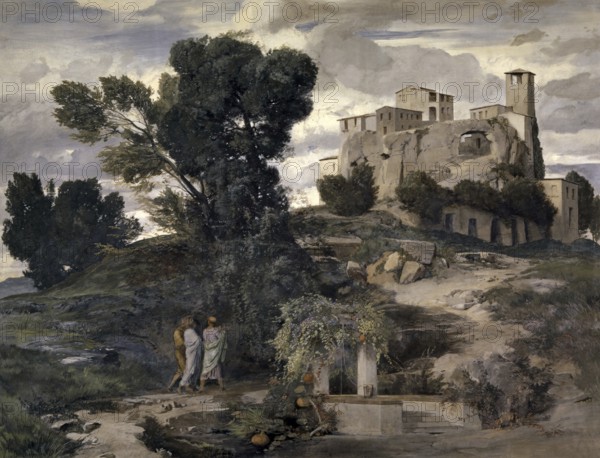 Arnold Böcklin (born 16 October 1827, died January 1901), Swiss painter, draughtsman, graphic