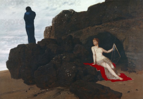 Arnold Böcklin (born 16 October 1827, died January 1901), Swiss painter, draughtsman, graphic