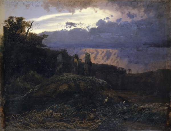 Arnold Böcklin (born 16 October 1827, died January 1901), Swiss painter, draughtsman, graphic