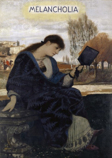 Arnold Böcklin (born 16 October 1827, died January 1901), Swiss painter, draughtsman, graphic