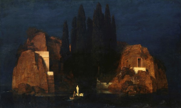 Arnold Böcklin (born 16 October 1827, died January 1901), Swiss painter, draughtsman, graphic