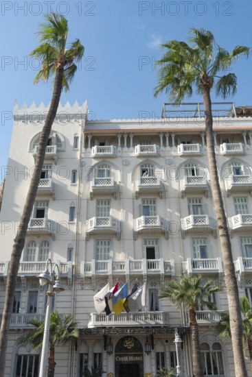 Alexandria, Egypt. December 3rd 2022. Famous Cecil Hotel popular with well known writers such as