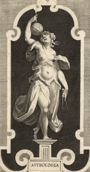 Astrology, one of the seven liberal arts, an allegorical presentation of astronomy, or astrology as
