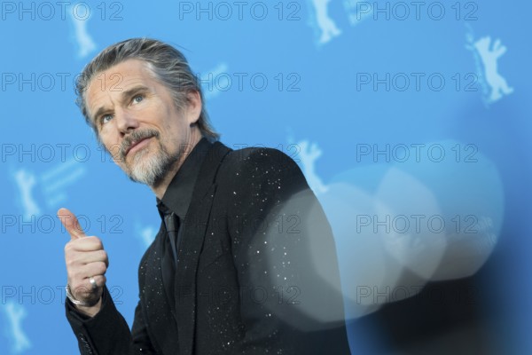 Ethan Hawke during a photocall for the film The Widget at the Berlinale at the Hyatt Hotel Berlin