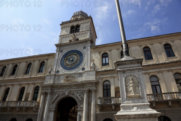 Torre dell'Orologio is a bell tower in Piazza Dei Signori between the Palazzo del Capitanio and the