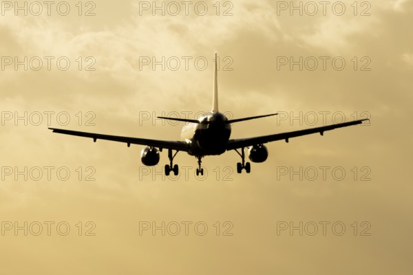 Airbus A320 commercial passenger airliner jet aircraft of Electra airlines flying on approach to