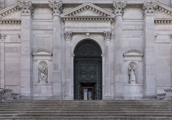 Main façade of the Chiesa del Santissimo Redentore, Church of the Most Holy Redeemer, on Giudecca