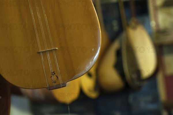 Istanbul, Turkey. April 15th 2017 Traditional Saz or Baglama a stringed musical instrument similar