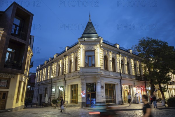 Tbilisi, Georgia. September 4th 2025 New Tiflis, or Tbilisi at night, is a pedestrian street on