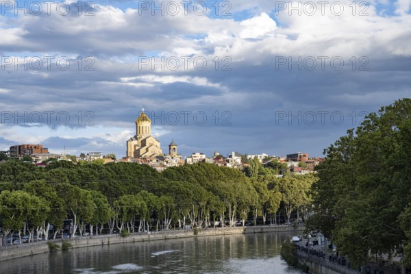 Tbilisi, Georgia. September 12th 2025. The Holy Trinity Cathedral of Tbilisi, commonly known as