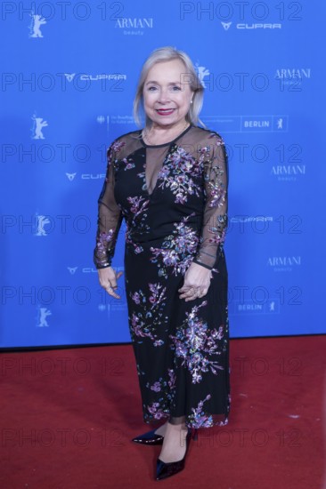 Christine Ursprung on the Red Carpet in front of the premiere of the film The Blood Countess at the