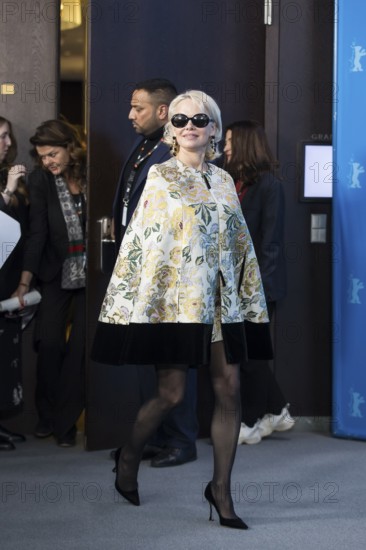 Pamela Anderson (actress) at a photocall for the film Rosebush Pruning at the Berlinale at the