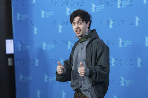Aidan Zamiri (director) at a photocall for the film The Moment at the Berlinale at the Hyatt Hotel