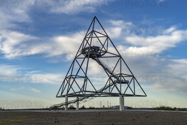 The Emscherblick stockpile event, tetrahedron for short, in Bottrop, Ruhr region, North
