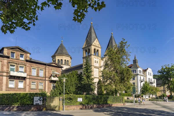 The Protestant Church of the Redeemer in Bad Kissingen State Bath, Lower Franconia, Bavaria,