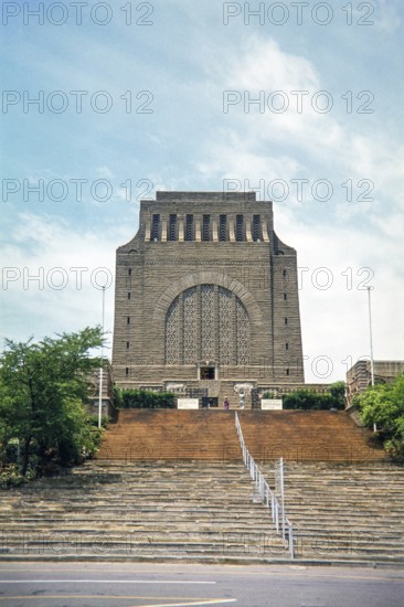 The Voortrekker Monument in Pretoria, South Africa, is a massive granite structure built to